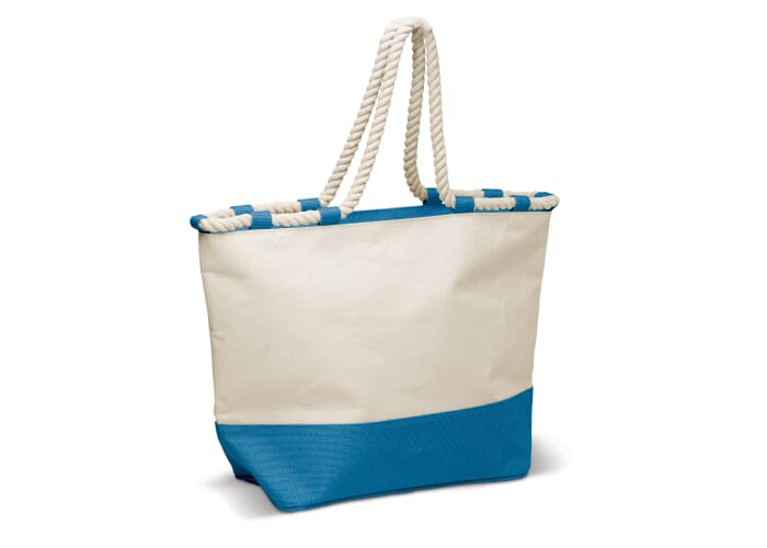Sac toile de coton publicitaire - 380 gr Bleu clair